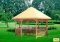 GAZEBO IN LEGNO OTTAGONALE MILANO